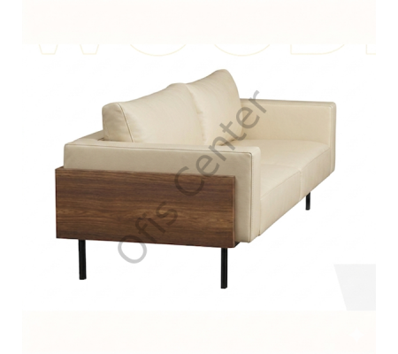 Wooden Üçlü Ofis Büro Kanepesi