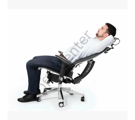 METTA Yoga Deri ve Fileli Çelik Müdür / Yönetici Koltuğu - Ofis Sandalyesi Y4D-T
