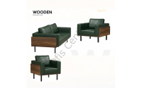 Wooden 1 Ad. 3 lü, 2 Ad. Tekli Kanepe Takımı