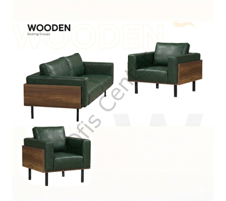 Wooden 1 Ad. 3 lü, 2 Ad. Tekli Kanepe Takımı