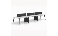 B Plan Altılı Workstation Masa ( 360 cm )