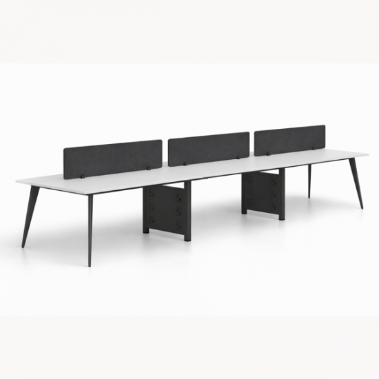 B Plan Altılı Workstation Masa ( 360 cm )