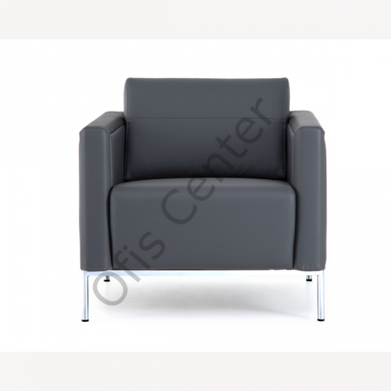 Silva Tekli Kromajlı Kanepe