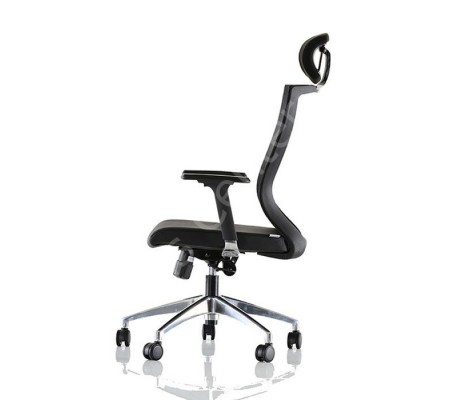 Quatro  Ayarlı Kol Müdür Koltuk Kromaj  Ayak