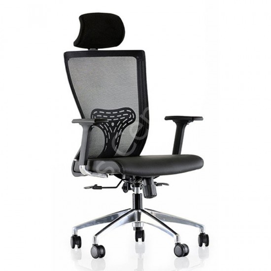 Quatro  Ayarlı Kol Müdür Koltuk Kromaj  Ayak