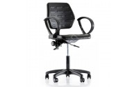 Rebo 532 PU Endüstriyel Sandalye Kolçaklı