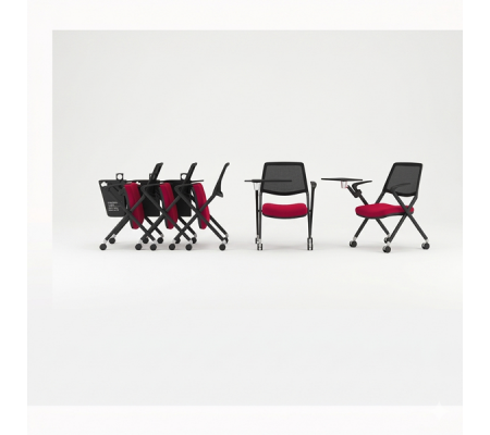 Pera Yazı Tablalı Katlanabilir Konferans Sandalyesi