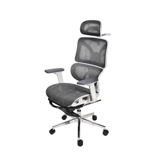 Capella Ayak Uzatmalı Çalışma Koltuk Beyaz